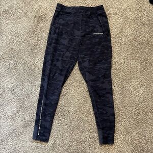 Alphalete Blue Camo Joggers sz Medium